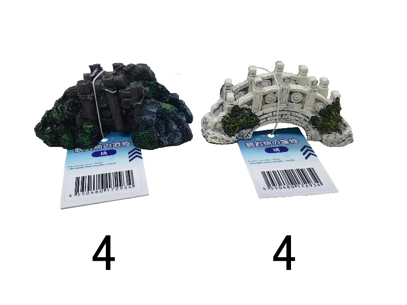 - Pet tear stain cleaning wipesAquarium Decoration Bridge