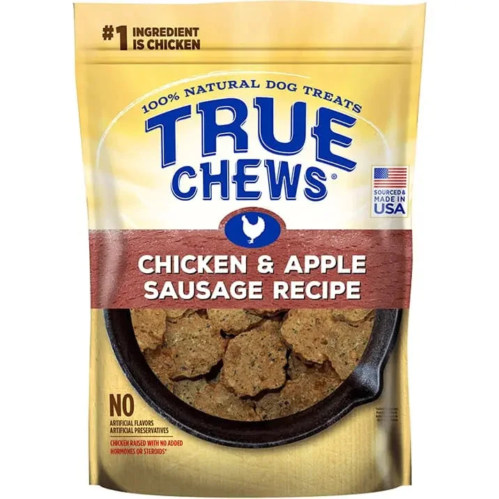  -Explosion-proof leash FOR LARGE dogsTrue Chews Chicken & Apple Sizzler Treat 12 oz