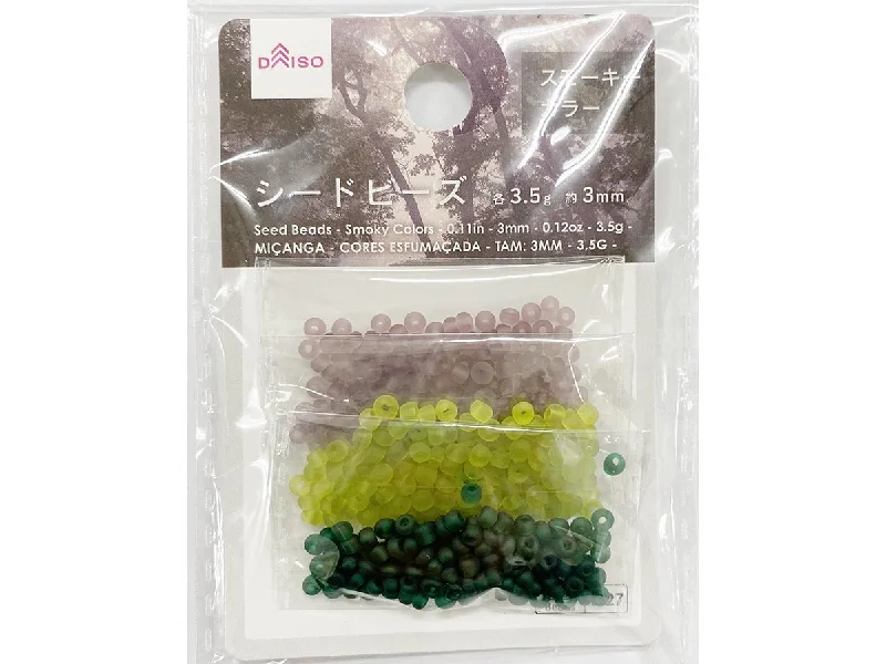 - Automatic temperature adjustment cat bedSeed Beads - Smoky Colors - 0.11in - 3mm - 0.12oz - 3.5g -