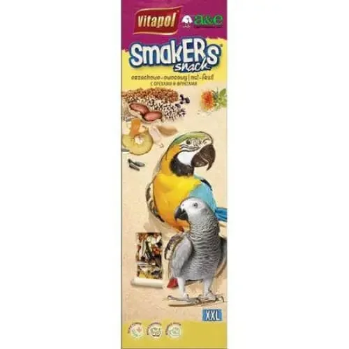 - Natural latex pet mattressA&E Cage Company Smakers Parrot XXL Nut Treat Sticks