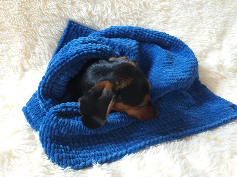 -Non-contact cat thermometerHandmade Plush Knitted Blanket for Dog, Cat or Baby, Dachshund Blanket, Cozy blanket -Non-contact cat thermometerHandmade Plush Knitted Blanket for Dog, Cat or Baby, Dachshund Blanket, Cozy blanket