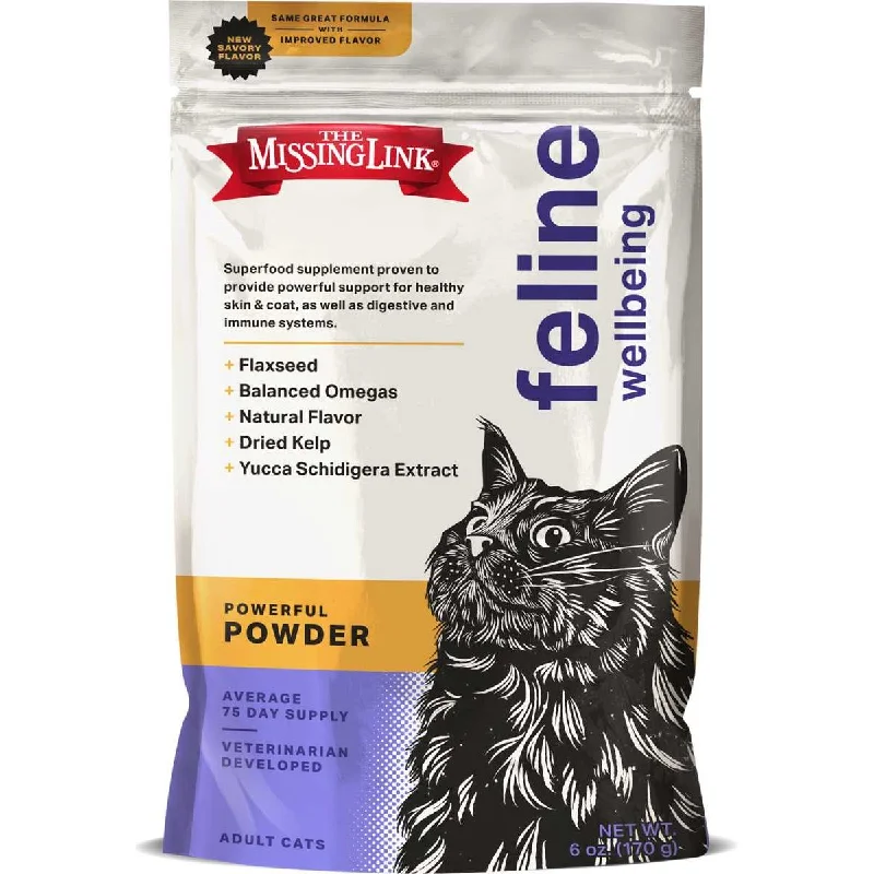 - Teething and chewing toys for puppiesMissing Link Original Feline Formula 6oz