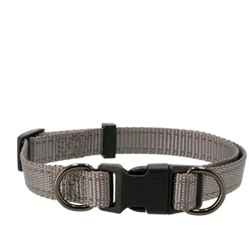 - Air box TSA certified check-inDogman Iris Justerbart Halsband Nylon - Grå