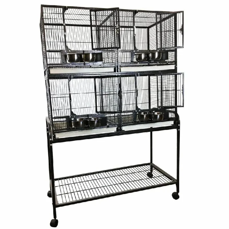 - Cat hair ball removal and hair removal cream4 Unit Cage with Stand and Removable Divider Default title - Cat hair ball removal and hair removal cream4 Unit Cage with Stand and Removable Divider Default title