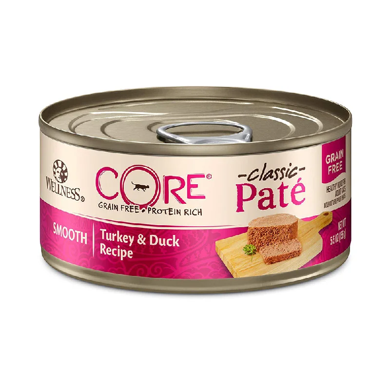    - Outdoor cat food  CORE Pate Turkey & Duck Recipe Grain-Free Canned Cat Food