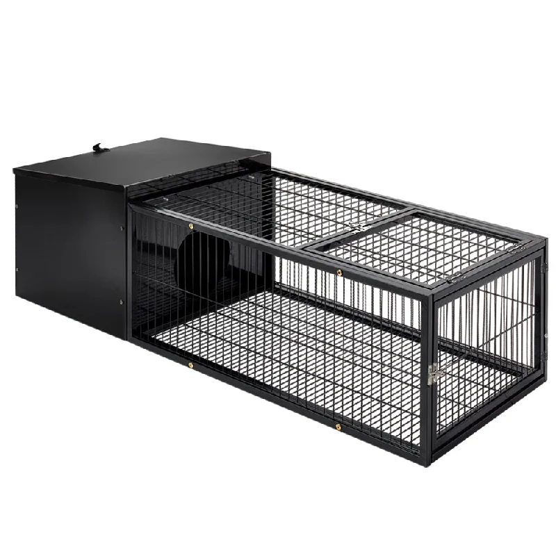 - Deodorizing cat litter tofu litteri.Pet Rabbit Cage 122x52cm Hutch Enclosure Carrier Metal