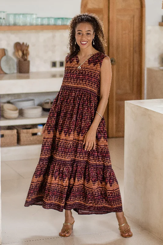 - Smart cat litter box with automatic cleaningBorobudur Hand-Woven Cotton Maxi Dress with Ikat Motif - Smart cat litter box with automatic cleaningBorobudur Hand-Woven Cotton Maxi Dress with Ikat Motif