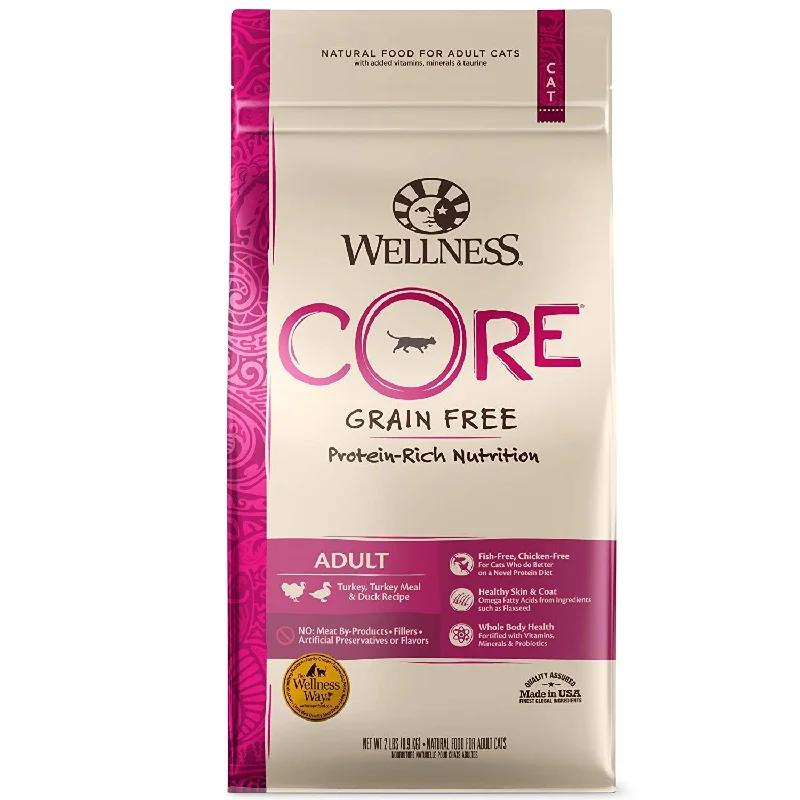    - Cat food nutritional analysis  CORE Adult Turkey, Turkey Meal & Duck Recipe Dry Cat Food
