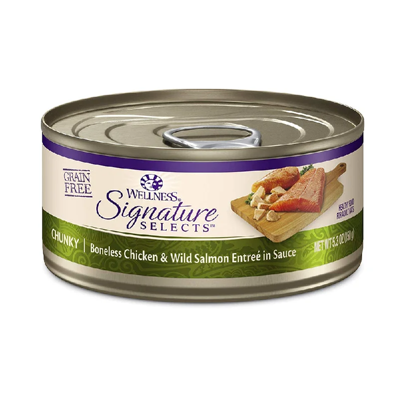    - Kitten food  CORE Signature Selects Chunky Chicken & Salmon Grain-Free Canned Cat Food