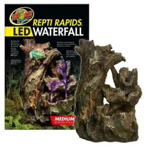 - Cat nail clippers with LED lightsZoo Med Repti Rapids LED Waterfall - Wood Style