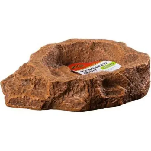- Deodorizing cat litter tofu litterZilla Decor Terraced Dish for Food or Water