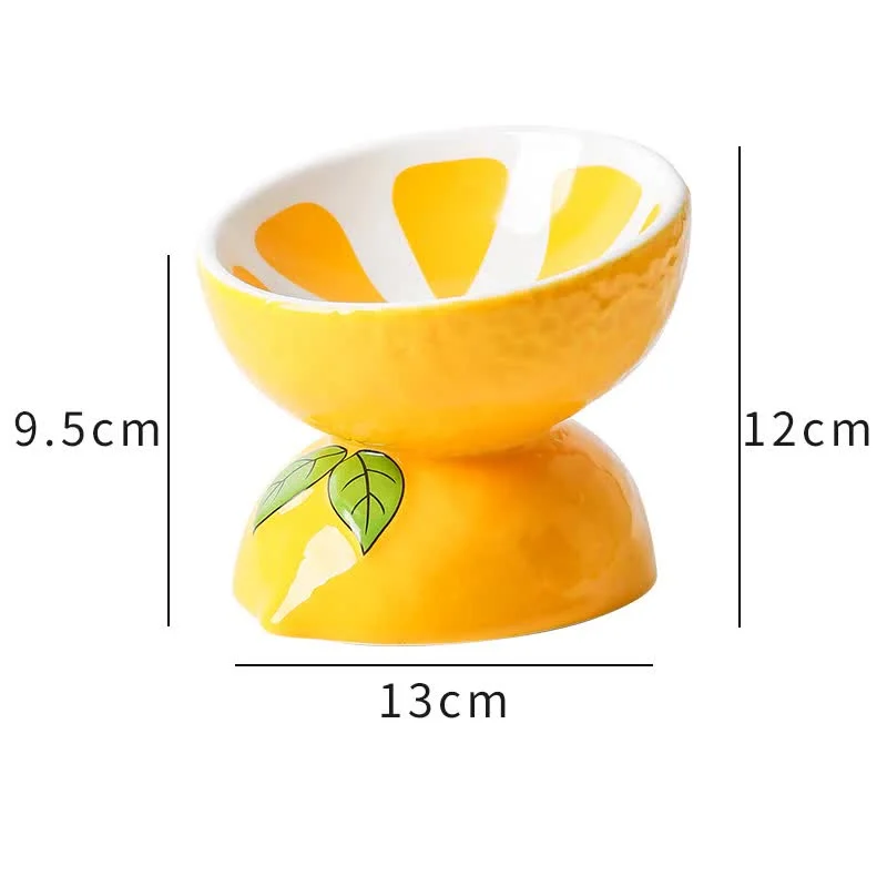 - Postoperative pet anti-licking Elizabethan collarCeramic Elevated Pet Food Bowl - Cute Lemon Pattern Design for Cats and Small Dogs - Postoperative pet anti-licking Elizabethan collarCeramic Elevated Pet Food Bowl - Cute Lemon Pattern Design for Cats and Small Dogs