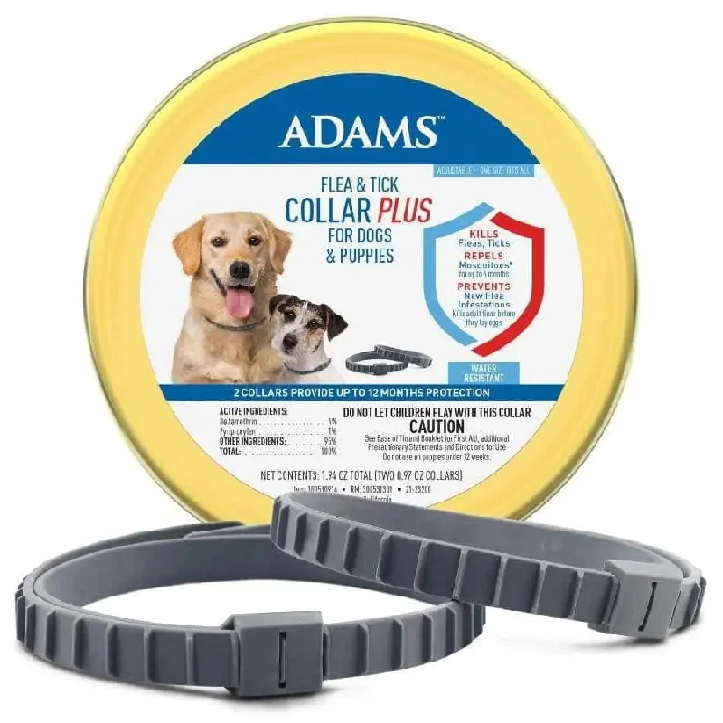 - Air box TSA certified check-inAdams Flea & Tick Collar Plus for Dogs & Puppies, 2 Pack One Size - Air box TSA certified check-inAdams Flea & Tick Collar Plus for Dogs & Puppies, 2 Pack One Size
