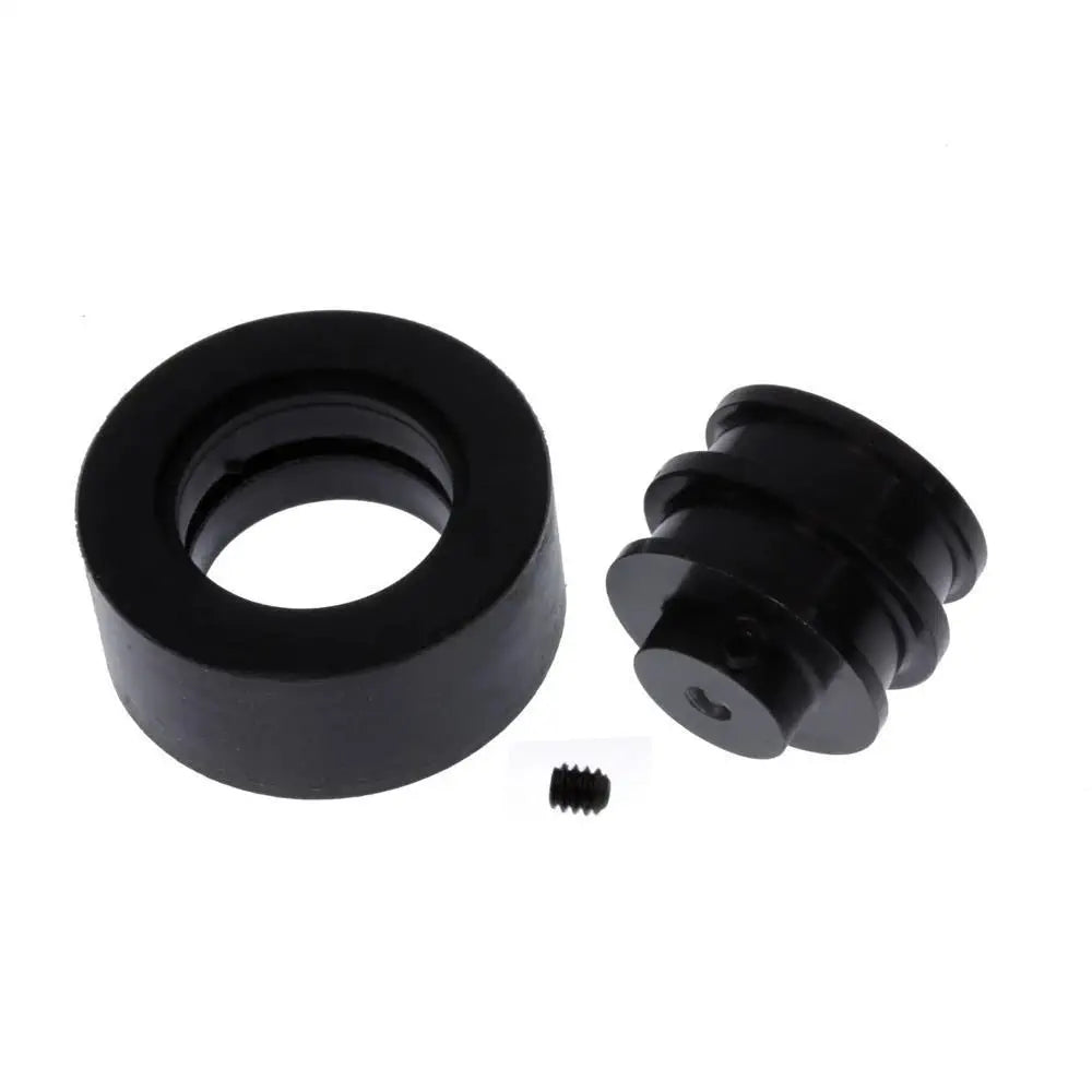 - Automatic induction pet water dispenserLarge Rubber Wheel w/ Aluminum Hub 28mm Diameter 2mm Shaft Hole Black