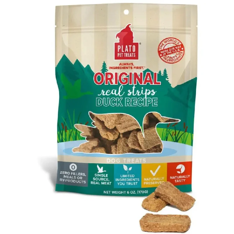 - Summer pet ice matHome Plato Original Real Strips Duck Dog Treats