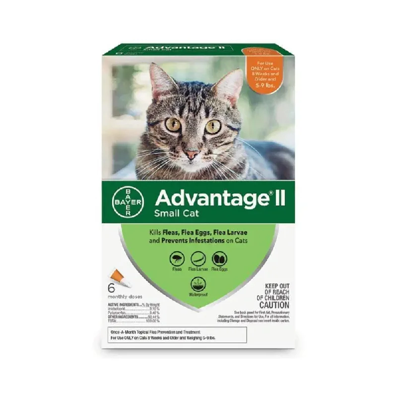 - Teething and chewing toys for puppiesAdvantage® II Flea Treatment for Small Cat 6 Dose