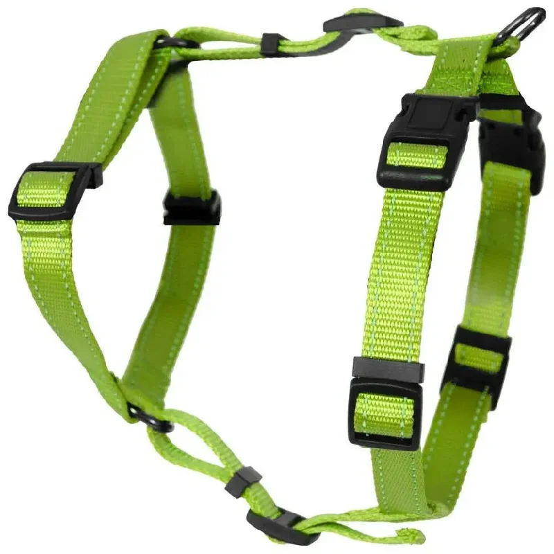 - Natural latex pet mattressDogman Iris Justerbar H-sele med reflex - Peridot Grön