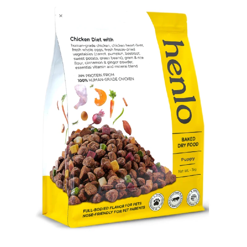 - Parrot climbing and standing wooden frameHenlo Chicken & Vegetable Baked Dry Food for Puppies | 100% human grade ingredients (Limited Shelf Life)