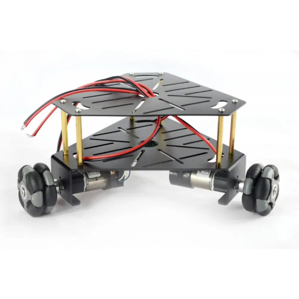 - Pet monitor with camera3WD 48mm Omni-Directional Triangle Mobile Robot Chassis