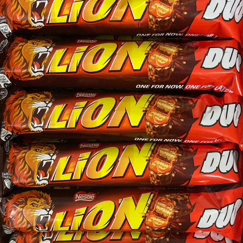 - Teething and chewing toys for puppies12x Lion Milk Chocolate Duo Bars (12x60g)