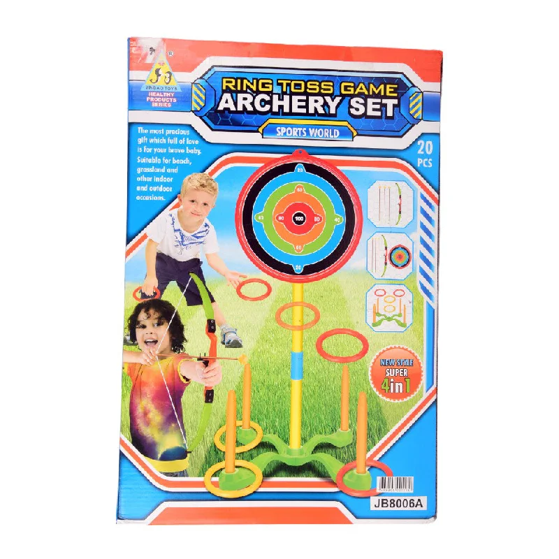 ---JB8006A RING TOSS & ARCHERY GAME SET  ID