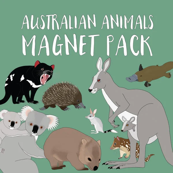 ---Australian Animals Magnet Pack