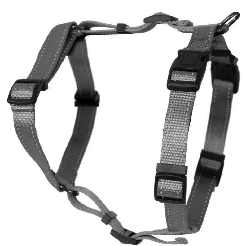 - Degradable pet feces bagDogman Iris Justerbar H-sele med reflex - Grå