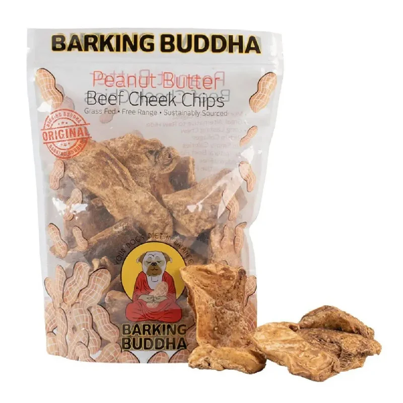 - Air box TSA certified check-inBarking Buddha - Peanut Butter Beef Cheek Chips - Value Bag