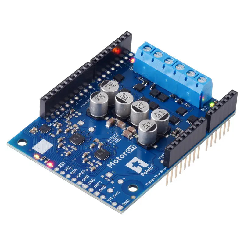- Christmas pet Christmas clothingMotoron M2S18v18 Dual High-Power Motor Controller Shield for Arduino w/ Connectors - Christmas pet Christmas clothingMotoron M2S18v18 Dual High-Power Motor Controller Shield for Arduino w/ Connectors
