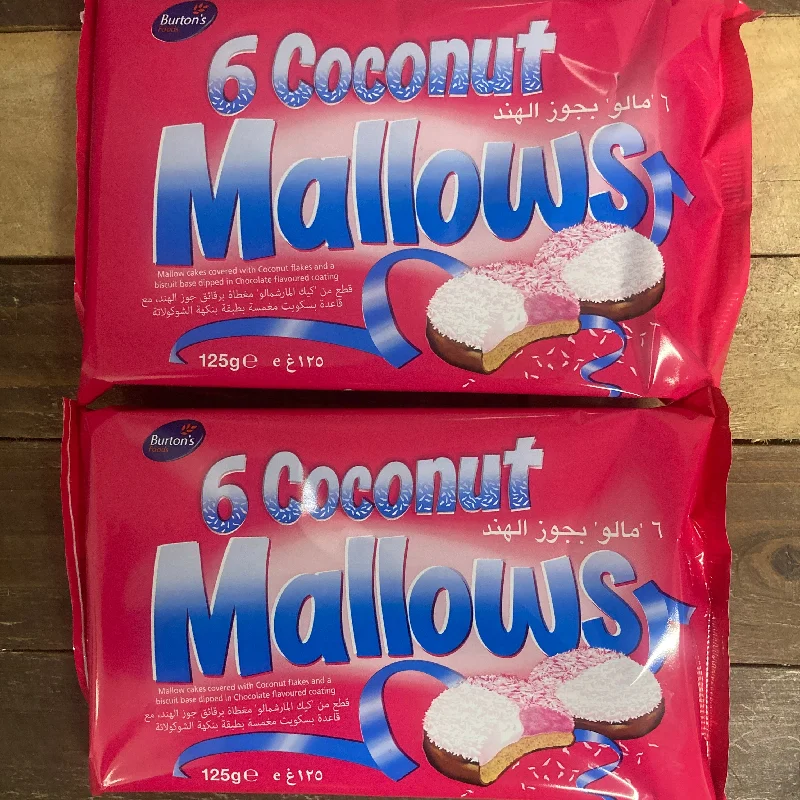 - Pet stroller can be taken on the plane12x Burton's Coconut Mallows (2 Packs of 6)