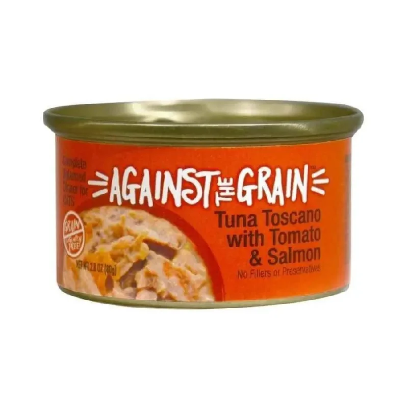 - Christmas pet Christmas clothingAgainst the Grain Tuna Toscano With Salmon & Tomato Dinner For Cats 2.8-oz, case of 24 - Christmas pet Christmas clothingAgainst the Grain Tuna Toscano With Salmon & Tomato Dinner For Cats 2.8-oz, case of 24