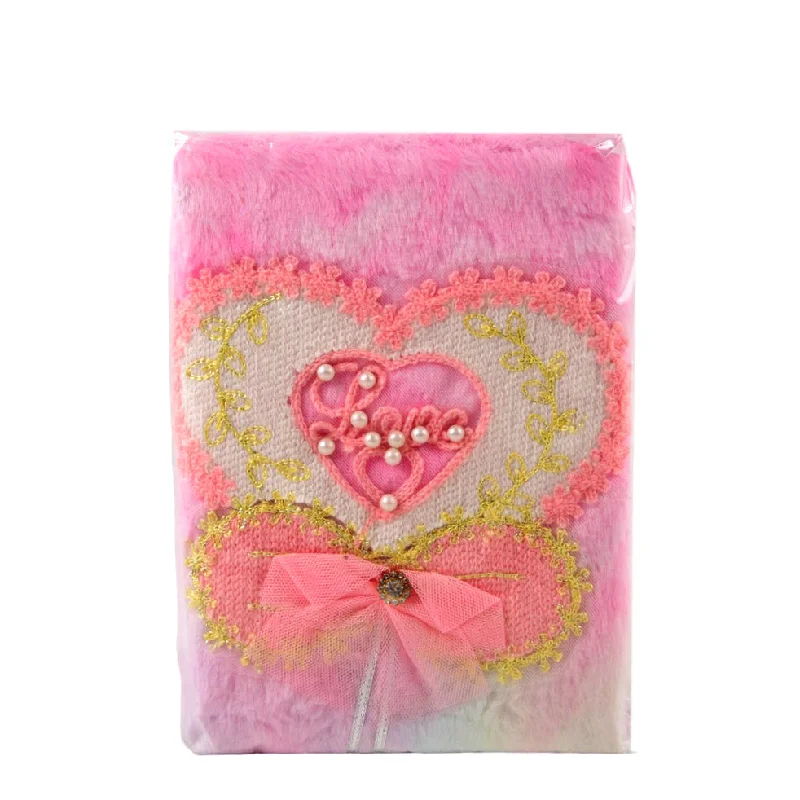 - Organic cotton dog bibs12-173 NOTE BOOK FURR LOVE HEART