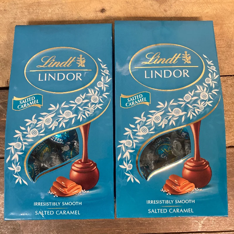 - Custom pet birthday cake2x Lindt Lindor Salted Caramel Truffles Bags (2x137g)