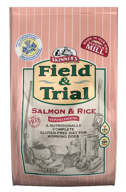  -Explosion-proof leash FOR LARGE dogsSkinners Field And Trial Salmon And Rice 2.5kg