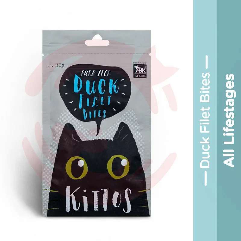    - Cat food discounts and promotions  Kittos Cat Treat - Duck Filet Bites (35g)
