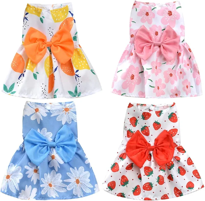 - Pet monitor with cameraKUTKUT Dog Dresses for Small Dogs Girls, Floral Puppy Dresses, 4 Pieces Pet Dog Princess Bowknot Dress, Cute Doggie Summer Outits for Yorki, Shihtzu, Maltese etc - Pet monitor with cameraKUTKUT Dog Dresses for Small Dogs Girls, Floral Puppy Dresses, 4 Pieces Pet Dog Princess Bowknot Dress, Cute Doggie Summer Outits for Yorki, Shihtzu, Maltese etc
