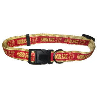  . **Pet collar with custom engraving**Florida State Seminoles Dog Collar