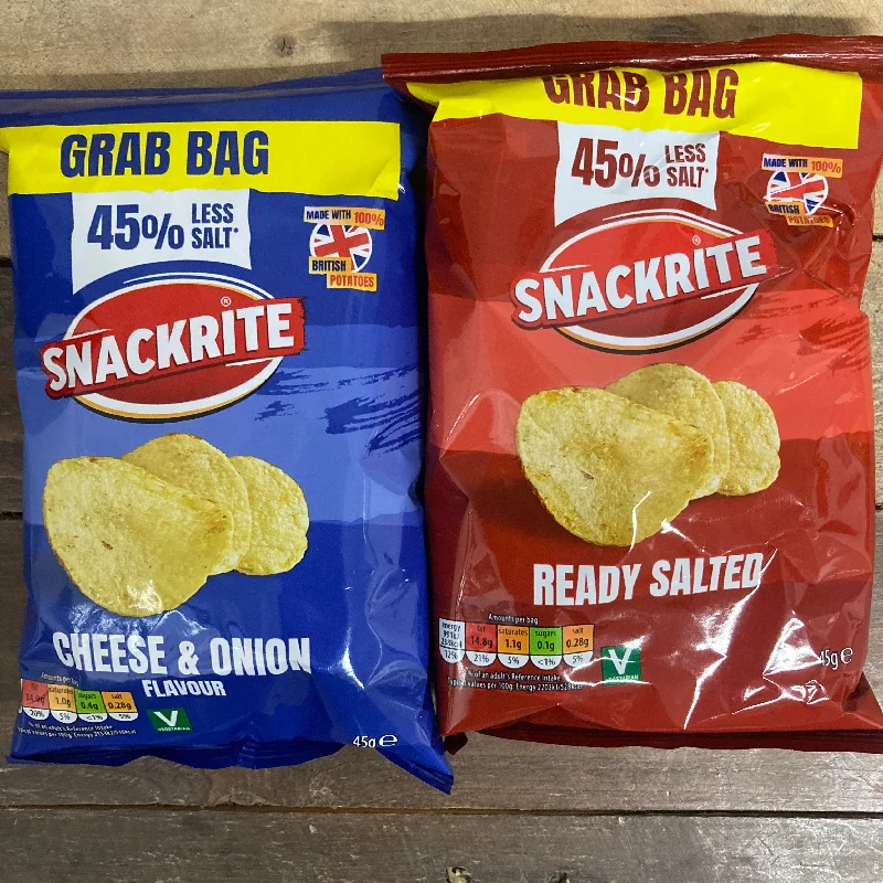 - Automatic temperature adjustment cat bed15x Snackrite Variety 45% Less Salt Crisps Grab Bags (15x45g) - Automatic temperature adjustment cat bed15x Snackrite Variety 45% Less Salt Crisps Grab Bags (15x45g)