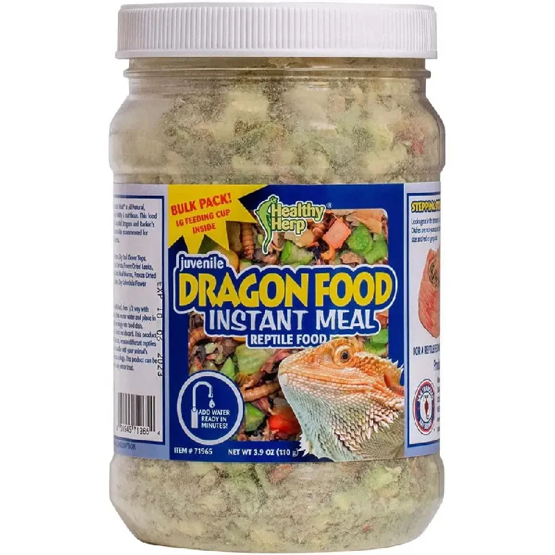 - Remote interactive pet feederHealthy Herp Juvenile Dragon Food Instant Meal 3.88 Oz