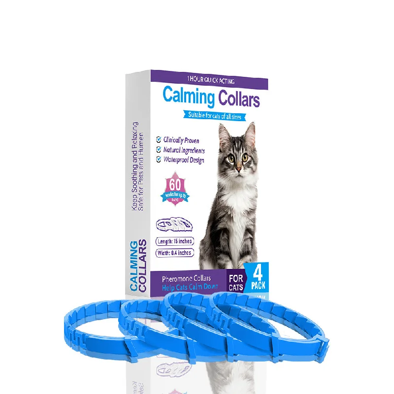 - Parrot climbing and standing wooden frameBlue Calming Collars for Cats - Natural Anxiety Relief, Adjustable, 4 Pack - Parrot climbing and standing wooden frameBlue Calming Collars for Cats - Natural Anxiety Relief, Adjustable, 4 Pack