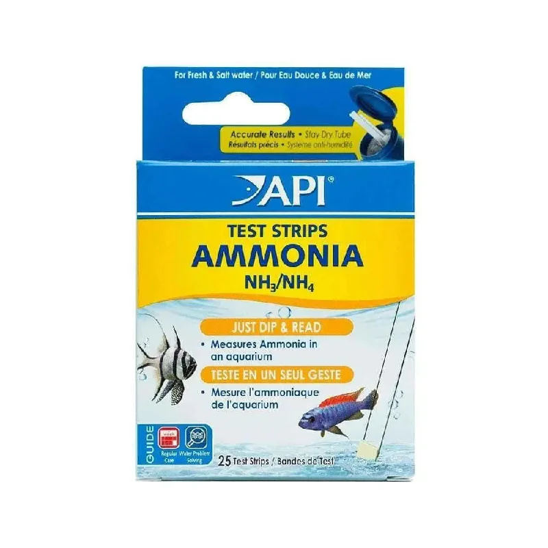 - Pet tear stain cleaning wipesAPI® Ammonia Aquarium Test Strips 25 Count