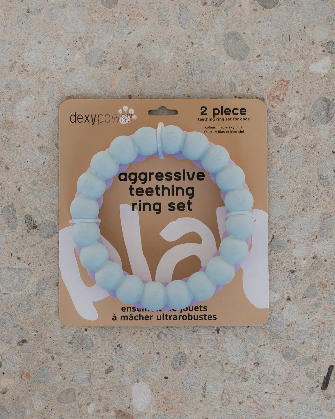 - Dog toy recommendationsDexypaws Dog Aggressive Teething Ring Set
