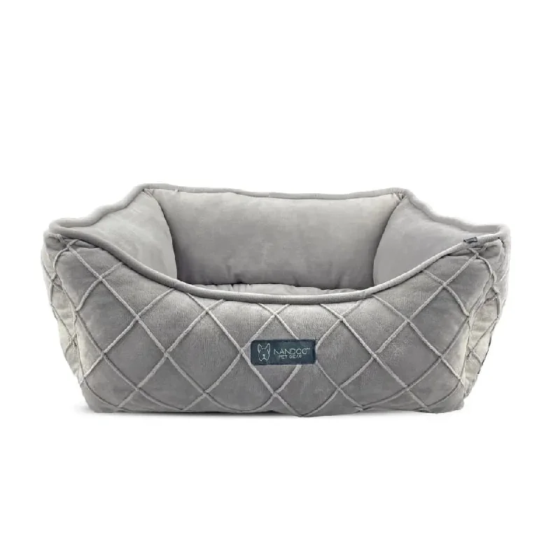 - Cat stress soothing sprayReversible Quilted Pet Bed - Light Gray