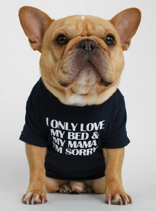 Large dog clothesBed And Mama Dog Tee