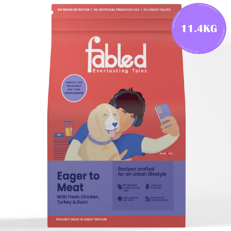 - Remote interactive pet feederFabled Eager to Meat Fresh Chicken Turkey and Duck Adult Dog Dry Food (Limited Shelf Life) - Remote interactive pet feederFabled Eager to Meat Fresh Chicken Turkey and Duck Adult Dog Dry Food (Limited Shelf Life)