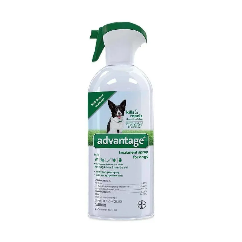 - Dog disposable foam shower gelAdvantage® Flea & Tick Treatment Dog Spray 8 Oz