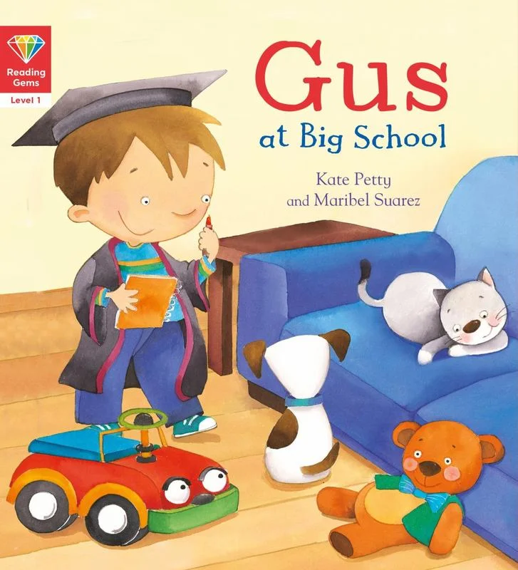 - Remote interactive pet feederReading Gems: Gus at Big School (Level 1)