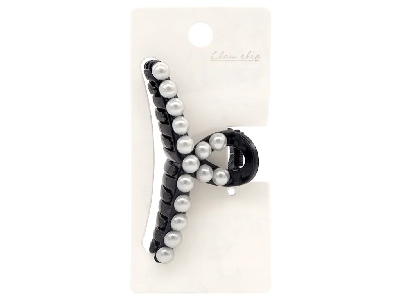 - Cat nail clippers with LED lightsClaw Clip Fake Pearl Cross Black