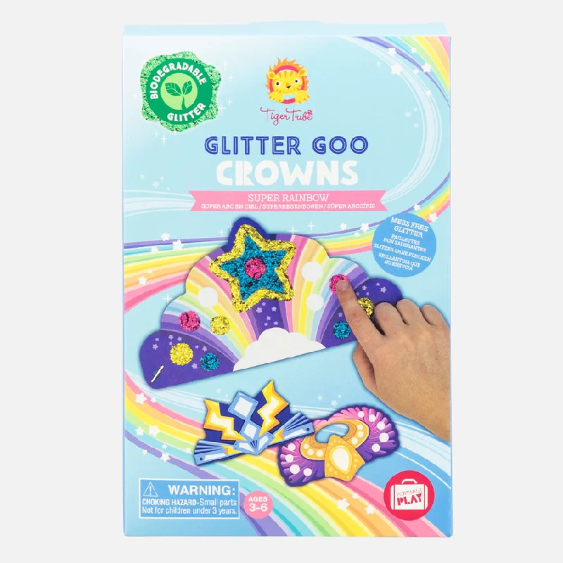 - Deodorizing cat litter tofu litterGlitter Goo Crowns - Super Rainbow