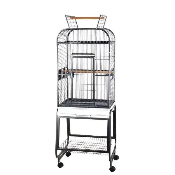 - Natural latex pet mattressOpen Flat Top with Plastic Base Bird Cage 22"x17"x66"